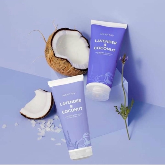 Mary Kay Other - Mary Kay Lavender & Coconut Body Care Set Scented Body Lotion and Shower Gel